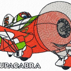 El Chupacabra embroidery design