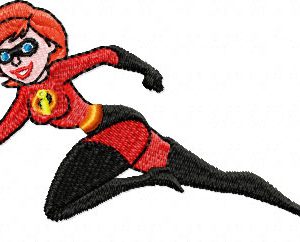 Elasticgirl embroidery design