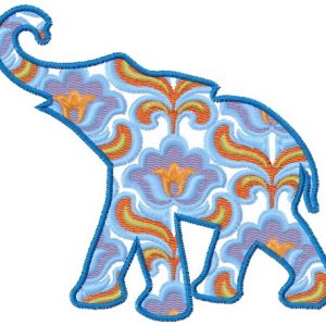 Elephant 2 embroidery design