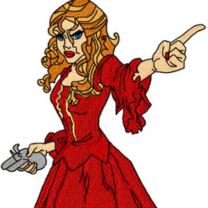 Elizabeth Swann embroidery design
