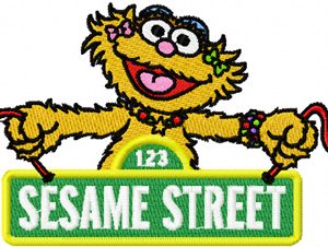 Elmo Invites  embroidery design