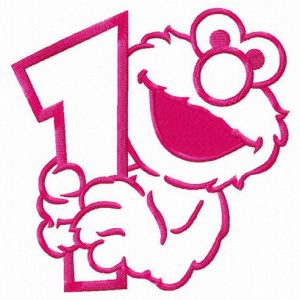 Elmo 1 embroidery design