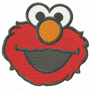 Elmo Sesame Street embroidery design
