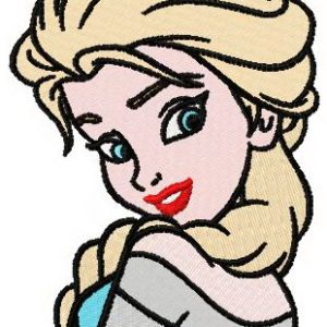 Elsa 2 embroidery design