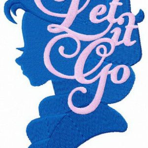 Elsa Let it go embroidery design