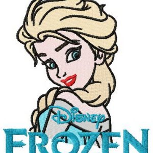 Elsa embroidery design