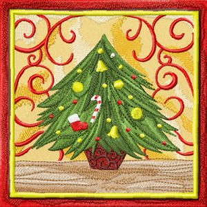 Christmas Tree embroidery design