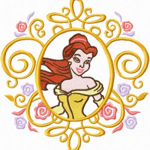 Beauty  embroidery design