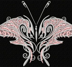 Wind in an Autumn Grass embroidery design