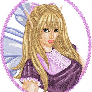 Modern Fairy 3 embroidery design