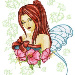 Modern Fairy Autumn Dream embroidery design