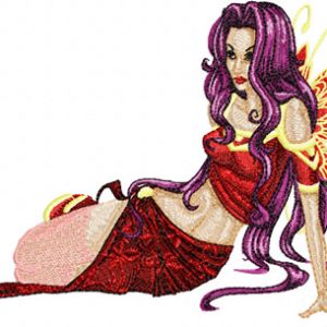 Modern Fairy 6 embroidery design