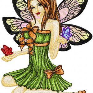 Modern Fairy 7 embroidery design