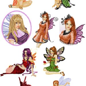 Modern Fairy Collection embroidery design