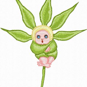 Snugglepot and Cuddlepie 1  embroidery design