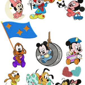 Mini Mouse Pack embroidery design