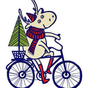 Enjoy winter time 3 embroidery design