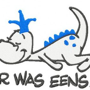 Er was eens embroidery design