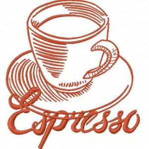 Espresso 3 embroidery design