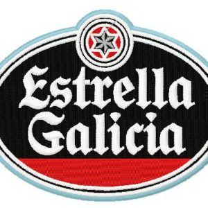 Estrella Galicia 2 embroidery design