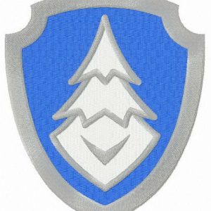 Everest logo from Paw Patrol embroidery design
