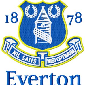 Everton Football Club embroidery design
