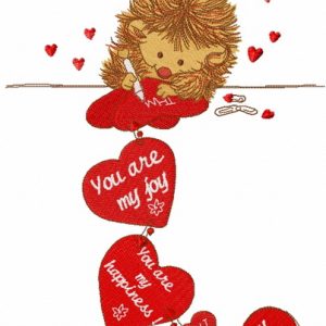 Everyone I love embroidery design