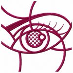 Expressive look 2 embroidery design