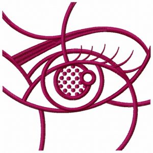 Expressive look 2 embroidery design