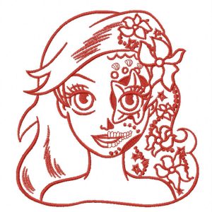 Fancy Ariel 2 embroidery design