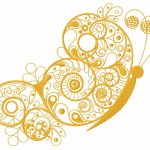 Fancy butterfly 3 embroidery design