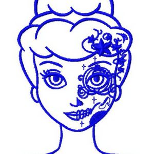 Fancy Cinderella 4 embroidery design