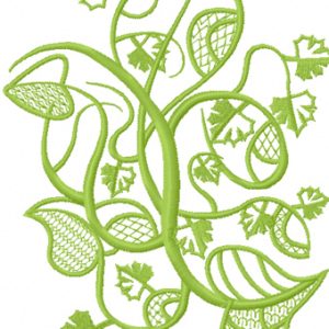 Wild ivy embroidery design