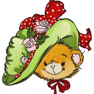 Fashion teddy bear 3 embroidery design