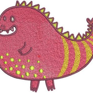 Fat Barney embroidery design
