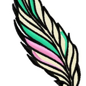 Feather 12 embroidery design