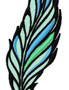 Feather 13 embroidery design