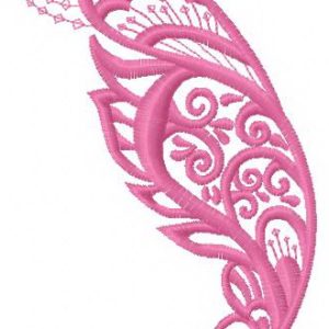 Feather 18 embroidery design