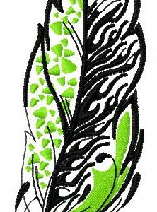 Feather 22 embroidery design
