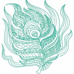 Feather 26 embroidery design