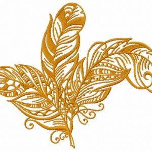 Feather 28 embroidery design