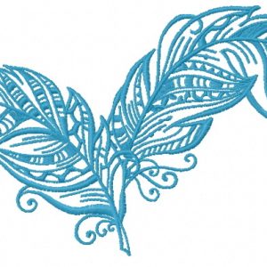 Feather 29 embroidery design