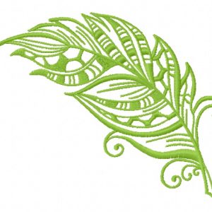 Feather 30 embroidery design