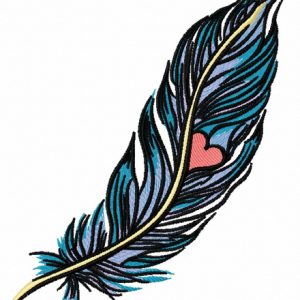 Feather 38 embroidery design