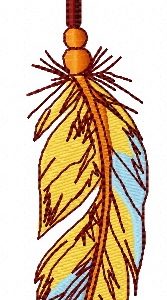 Feather 40 embroidery design