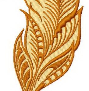 Feather 5 embroidery design