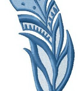Feather 6 embroidery design