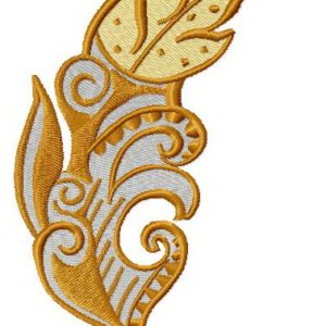 Feather 7 embroidery design