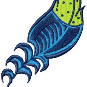 Feather 9 embroidery design