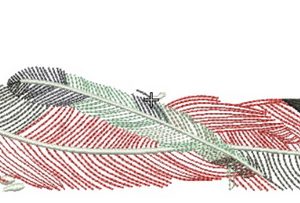 Feathers 2 embroidery design